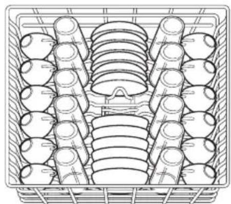 FRIGIDAIRE FDPC4314AB - Chargement du panier supérieur - 2