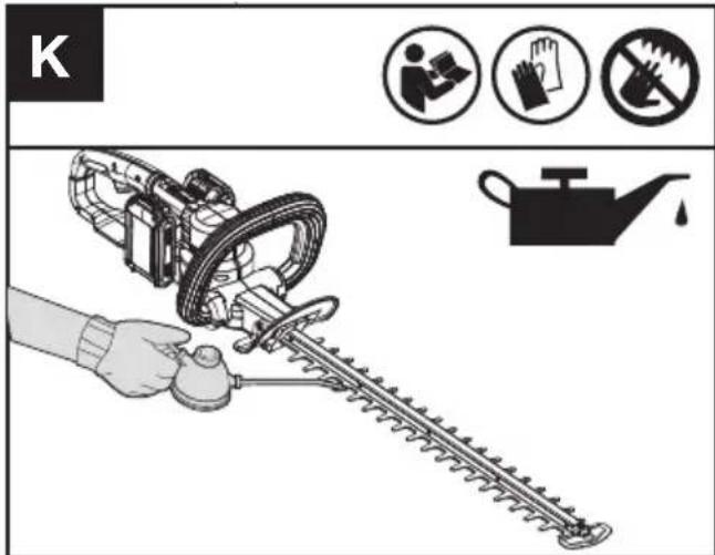 KRESS KG285.9 - De zijkant snoeien (Zie Fig. J1, J2) - 2
