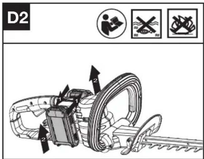 KRESS KG285.9 - MONTERING & HANTERING BEFORE USING YOUR CORDLESS HEDGETRIMMER - 6