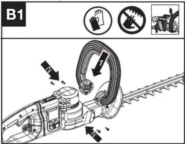 KRESS KG285.9 - MONTERING & HANTERING BEFORE USING YOUR CORDLESS HEDGETRIMMER - 2