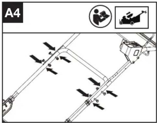 KRESS KC711.9 - Bevestiging van de onderste handgreep. (Optionele bevestiging indien nodig) (Zie afb. A3) - 2