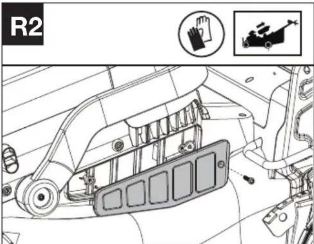 KRESS KC711.9 - Limpieza del filtro de aire (véase las Fig. R1, R2) - 2