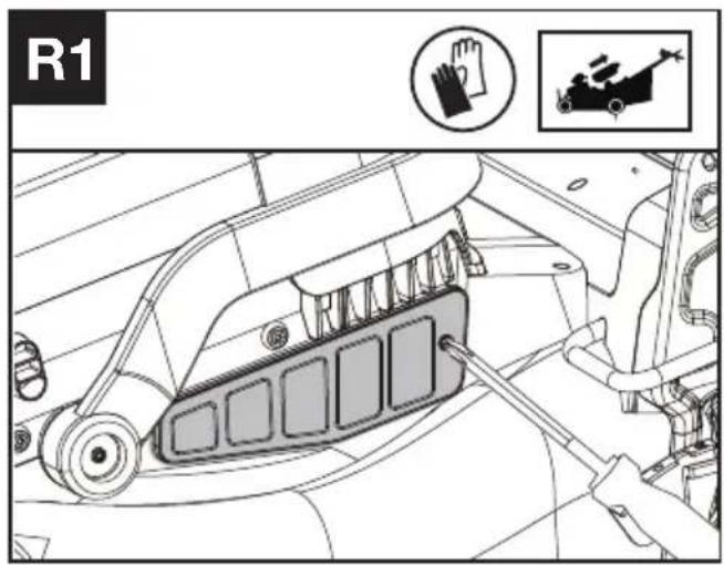 KRESS KC711.9 - Nettoyage du filtre à air (voir Fig. R1, R2) - 1
