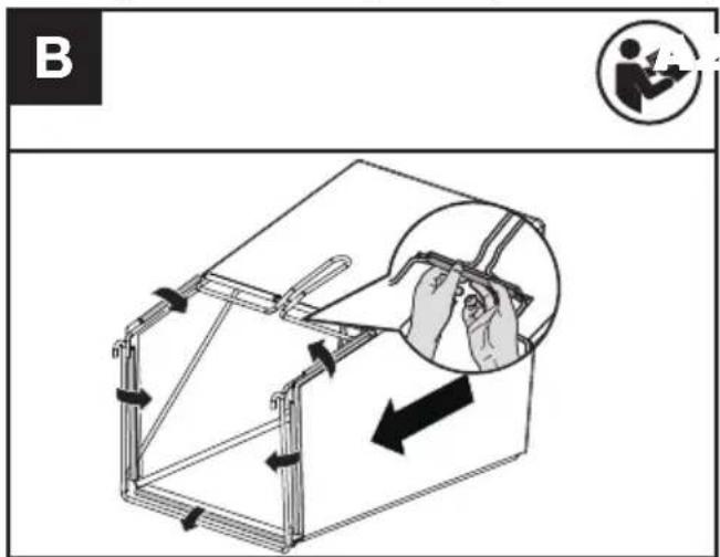 KRESS KC711.9 - Befestigen des unteren Griffs (Optionale Befestigung, falls erforderlich) (siehe Abb. A3). - 4