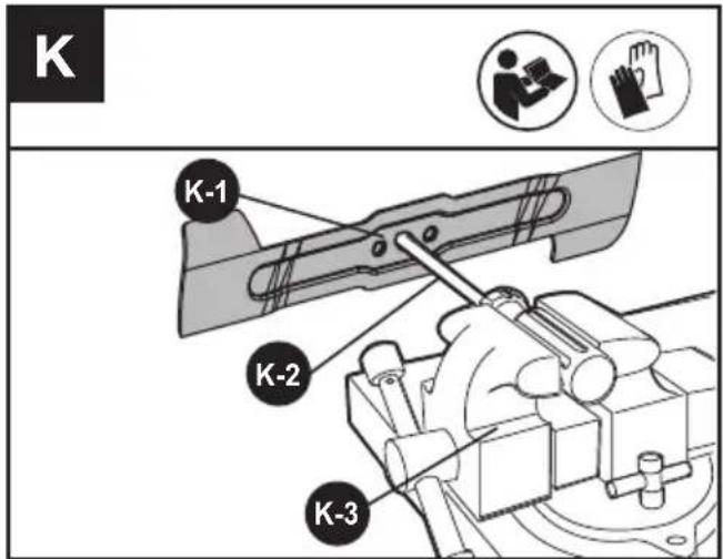 KRESS KG745.9 - BHET MES BALANCEREN (Zie Fig. K) - 1