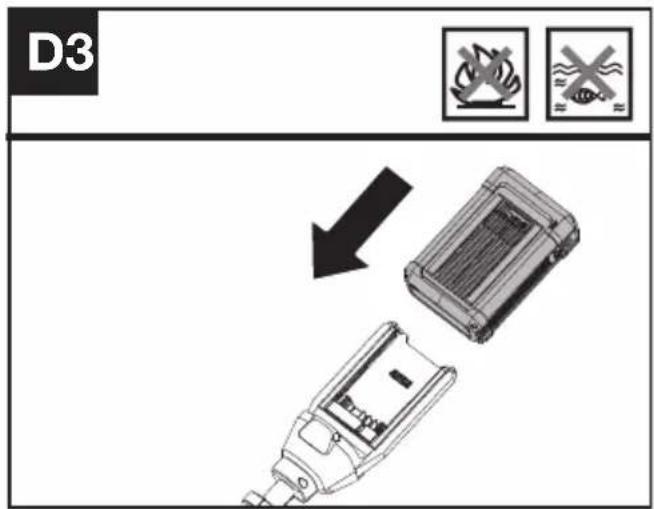 KRESS KG161.9 - Enlever Ou Installer La Batterie (Voir Fig. D3) - 1