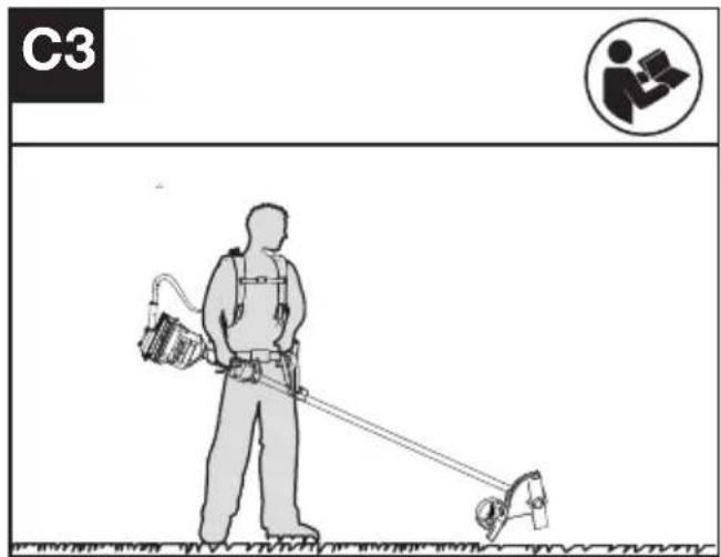 KRESS KC150.9 - Csatlakoztatás a hátizsák hevederhez (lásd a C3ábrát) - 1