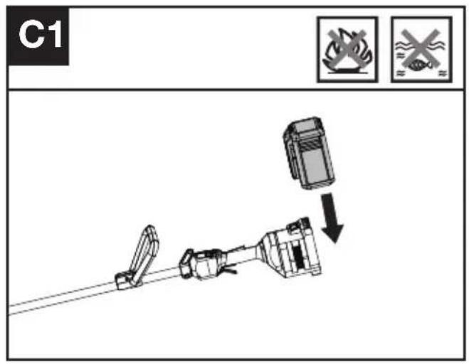 KRESS KC150.9 - Rimozione e installazione dell'unità batteria (Vedi Fig. B2,B3) - 3