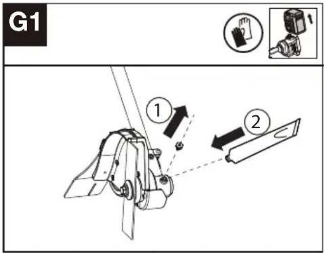 KRESS KC150.9 - Lubrificazione della scatola degli ingranaggi (Vedi Fig. G1, G2) - 1