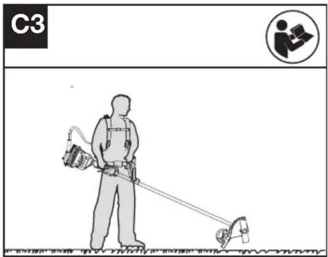 KRESS KC150.9 - Ligar ao arnês da mochila (Ver a Fig. C3) - 1