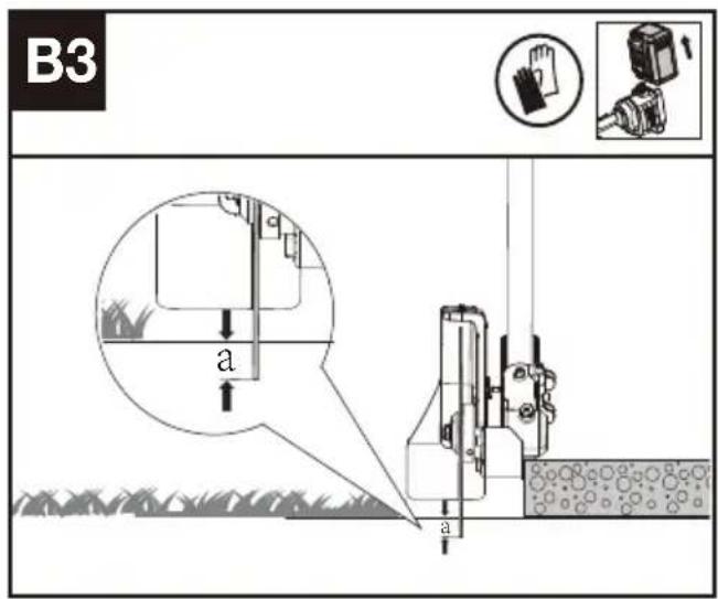 KRESS KC150.9 - quando utilizar o aparador. Montagem da alça de ombro (Vendido separadamente) (Ver a B1) - 3