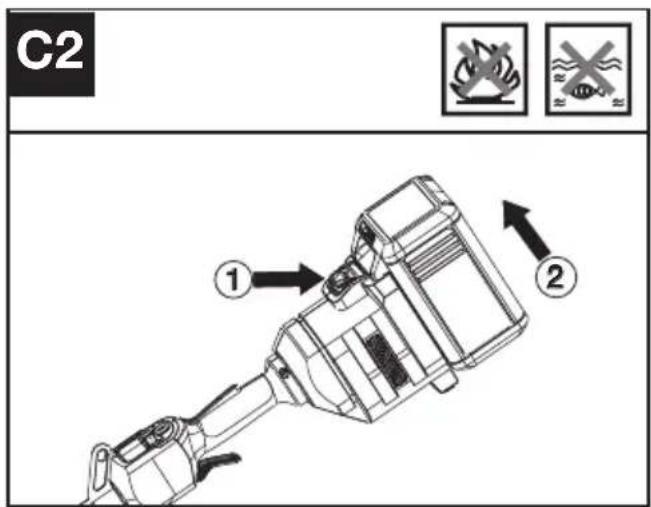 KRESS KC150.9 - Ajuste de la altura de corte (véase la Fig. B2,B3) - 4