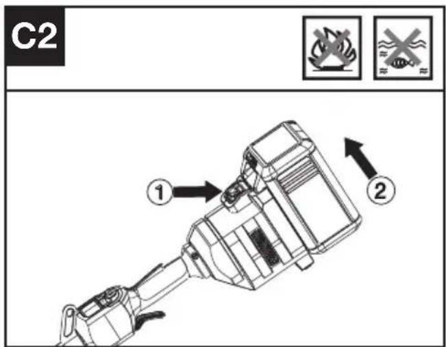 KRESS KC150.9 - Justera skärhöjden (Se Fig.B2,B3) - 4
