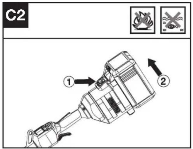 KRESS KC150.9 - Rimozione e installazione dell'unità batteria (Vedi Fig. B2,B3) - 4