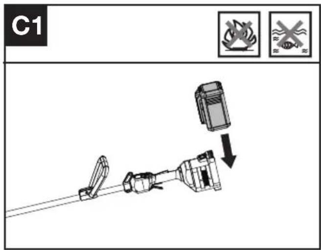 KRESS KC150.9 - Justera skärhöjden (Se Fig.B2,B3) - 3