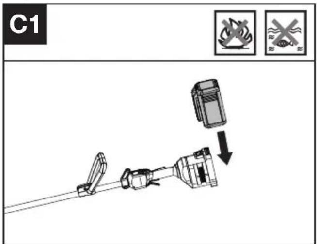 KRESS KC150.9 - Ajuste de la altura de corte (véase la Fig. B2,B3) - 3