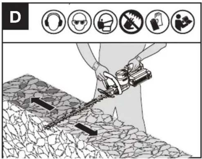 KRESS KG262.9 - Top cutting (See Fig. D) - 1