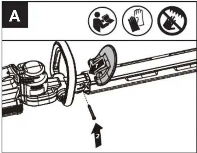 KRESS KG262.9 - Assembling the safety guard (See Fig. A) - 1
