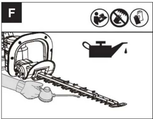 KRESS KG262.9 - азка режущего лезвия (См. рис. F) - 1