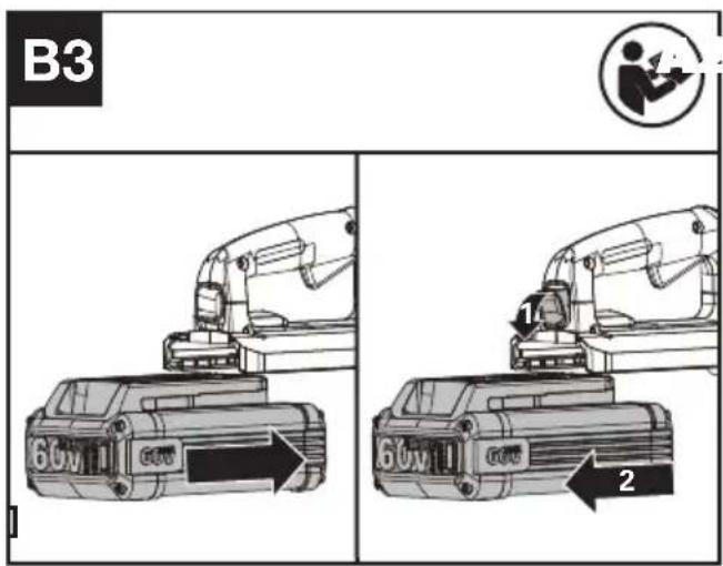 KRESS KG262.9 - Charging the battery pack (See Fig. B2) - 3