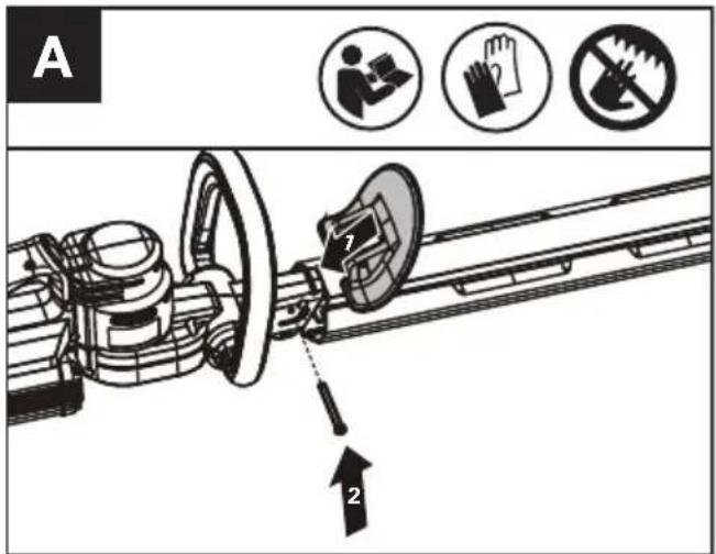 KRESS KG262.9 - Montering av säkerhetsskyddet (Se bild A) - 1