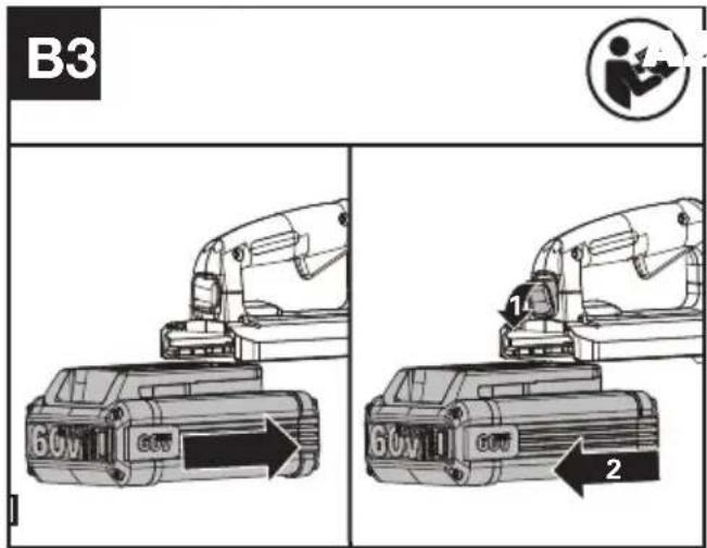 KRESS KG262.9 - Oplad batteriet (Se Fig. B2) - 2