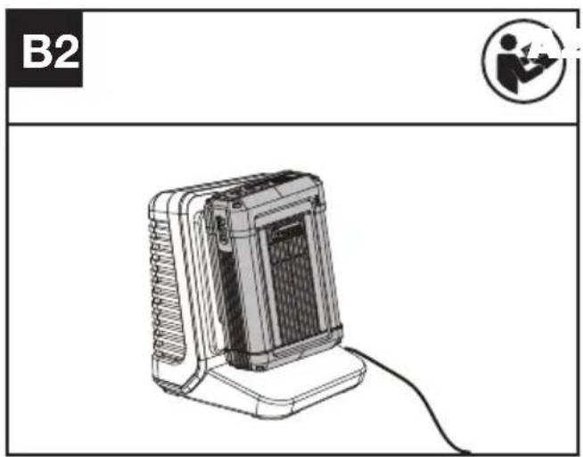 KRESS KG262.9 - Cargar la batería (Véase la Fig. B2) - 1