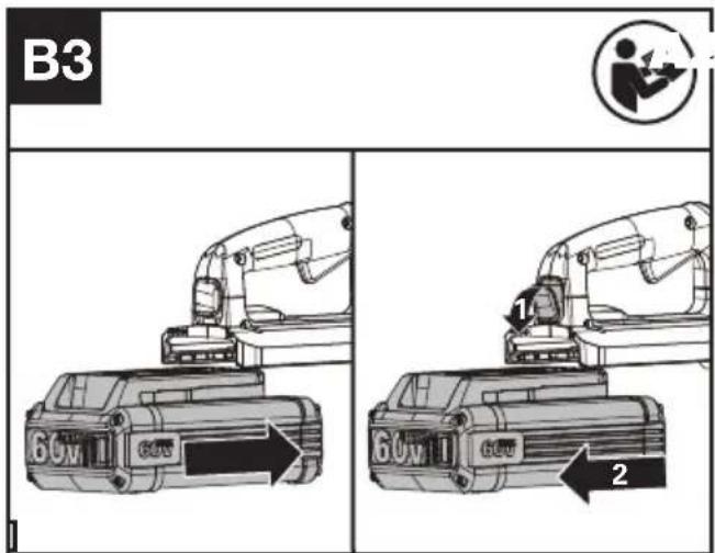 KRESS KG262.9 - Laden van het accupack (Zie Afb. B2) - 2