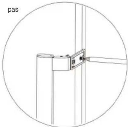Benavent F1PBH18560W - Instal·lació del mànec fàcil d'obrir - 2
