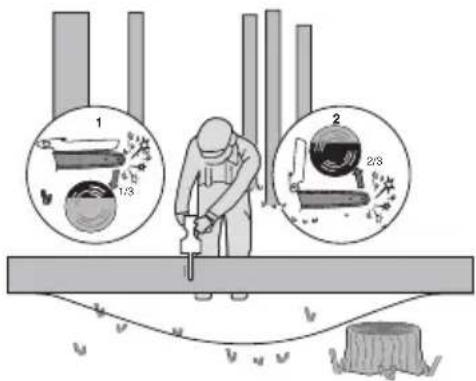 KRESS KG343E.9 - Tronçonner les troncs d'arbre - 3