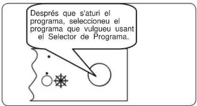 Benavent LVBV4500B - Canviar un programa - 2