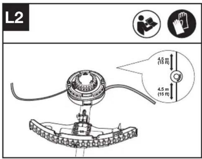 KRESS KC170.9 - Het draad oprollen (zie afb. L1, L2, L3) - 2