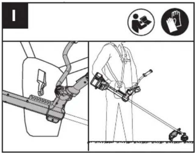 KRESS KC170.9 - De bosmaaier balanceren (zie afb. I) - 1
