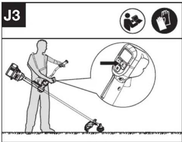 KRESS KC170.9 - Selecting the speed(See Fig. J3) - 1