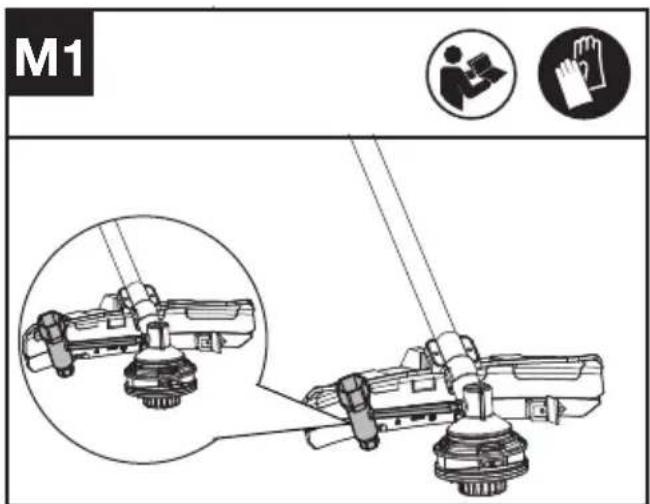 KRESS KC170.9 - Het draad oprollen (zie afb. L1, L2, L3) - 3