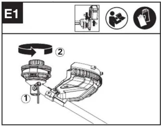 KRESS KC170.9 - Desmontar e montar a lâmina de 3 dentes - 1