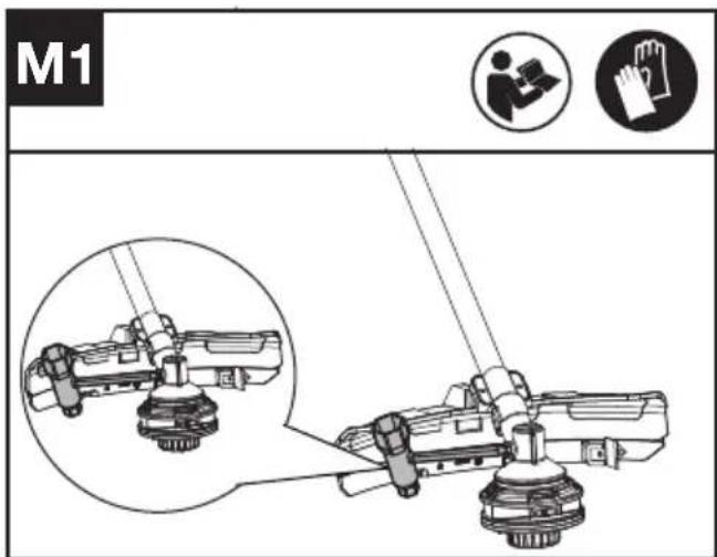 KRESS KC170.9 - Rebobinar el hilo (véase la Fig. L1, L2, L3) - 3