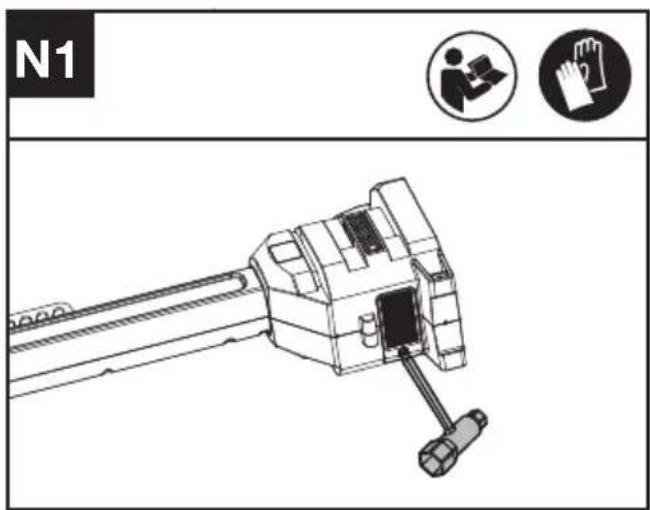 KRESS KC170.9 - Colocar o fio de corte (Ver Fig. L1, L2, L3) - 5