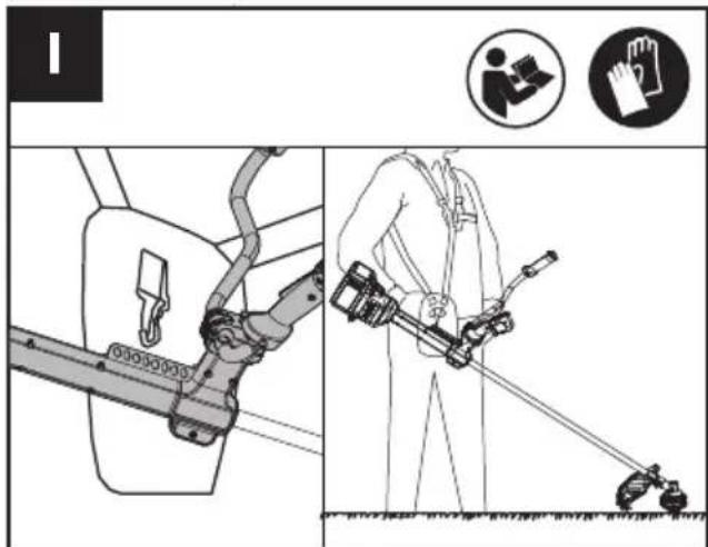 KRESS KC170.9 - Réglage du harnais (voir Fig. H) - 2