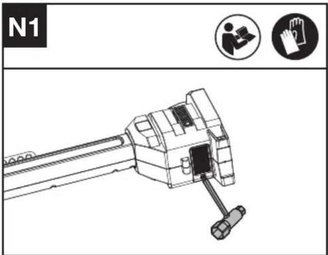 KRESS KC170.9 - Rengöra luftfiltret (se Figur N1, N2) - 1