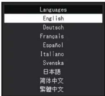 EIZO FlexScan S1934 - Langues - 1