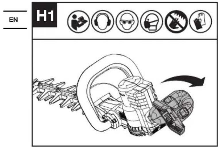 KRESS KC200.9 - Side cutting (See Fig. H1, H2) - 2