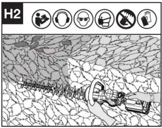 KRESS KC200.9 - Coupes sur les côtés (Voir Fig. H1, H2) - 3