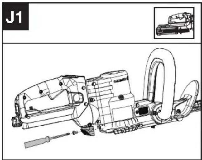 KRESS KC200.9 - Het luchtfilter reinigen (Zie Fig. J1,J2) - 1