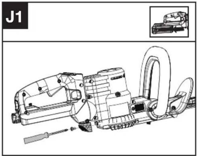 KRESS KC200.9 - Rengøring af luftfilteret (Se Fig. J1,J2) - 1