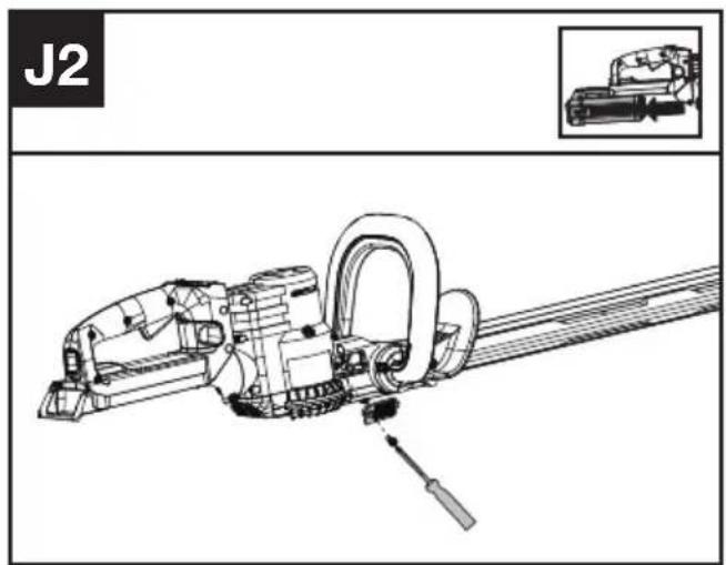 KRESS KC200.9 - Het luchtfilter reinigen (Zie Fig. J1,J2) - 2