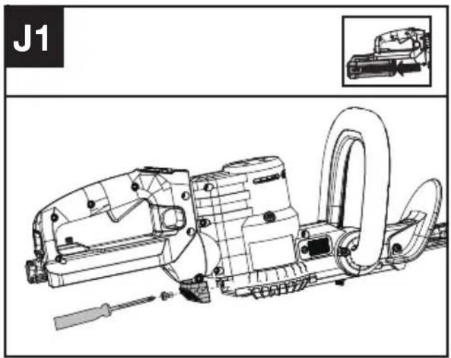 KRESS KC200.9 - Nettoyer le filtre à air (See Fig. J1,J2) - 1