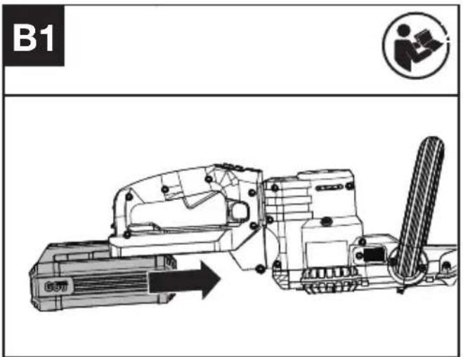KRESS KC200.9 - Ta Bort Eller Sätta I Batteripaketet (Se Figur B1,B2) - 1