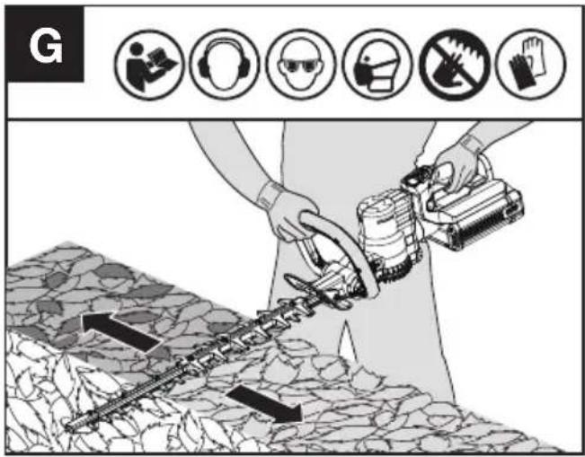 KRESS KC200.9 - USARE L'APPARECCHIO SENZA AVER MONTATO LA PROTEZIONE E L'IMPUGNATURA ANTERIORE. - 1