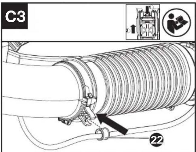 KRESS KC500.9 - Assemble the blower tube - 7